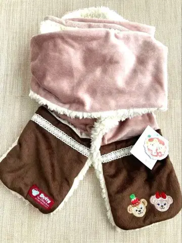 택 포함 새상품 디즈니 더피 셰리메이 머플러 크리스마스 선물