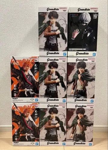 그란디스타 쿠로사키 이치고 리바이 엘렌 카네키 켄 8체 세트