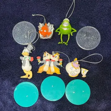 HAPPY 복권 디즈니 오너먼트 세트