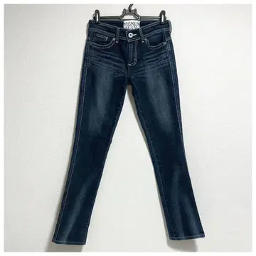 새상품급 Edwin 여성용 청바지 스키니 다크 네이비 28x32