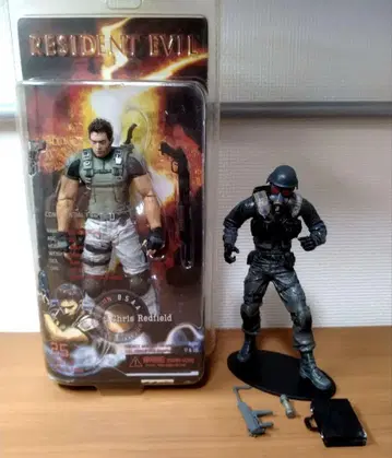 NECA 네카 크리스 레드필드 행크 바이오하자드 묶음 판매 [하자 있음]