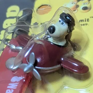 레어 미개봉품 월레스와 그로밋 파이롯트 키링 숀더쉽