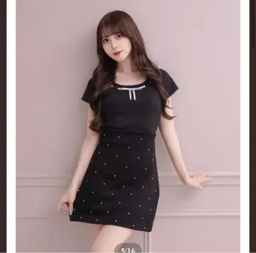 돌체 체리 큐빅 미니 스커트