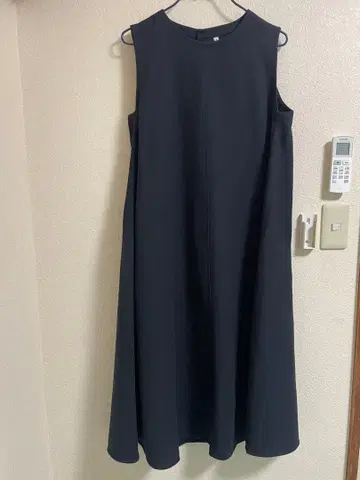 슬리브리스 다크 블루 A라인 원피스 S 사이즈