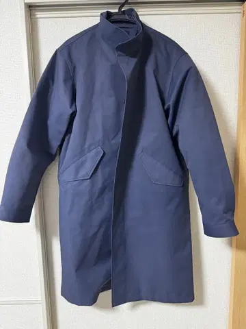 네이비 스텐카라 코트