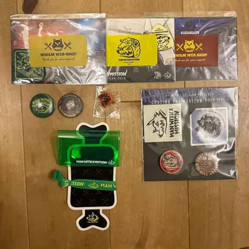 맨위즈 굿즈 세트 엽서+스티커+지역 한정 캔뱃지 등