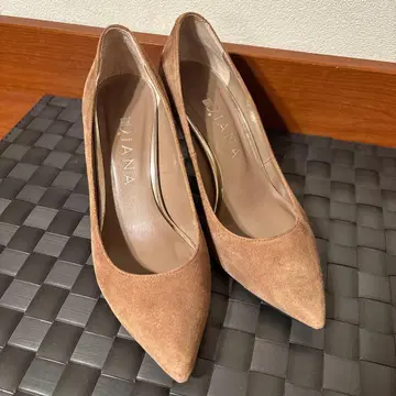 다이애나 Diana 베이지 스웨이드 하이힐 펌프스 22.5