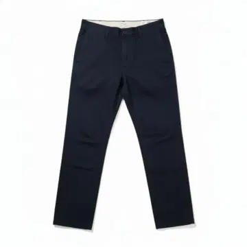 UNIQLO 남성용 빈티지 레귤러 핏 치노 네이비 팬츠 M