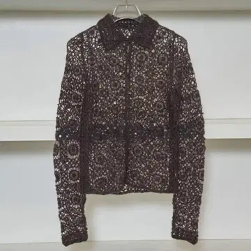 [새상품] todayful Mohair Crochet Knitshirts