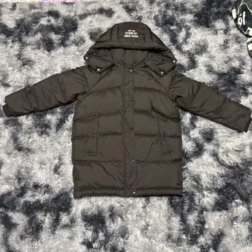 GUESS JEANS 후드 부착 다운 자켓 프리 사이즈