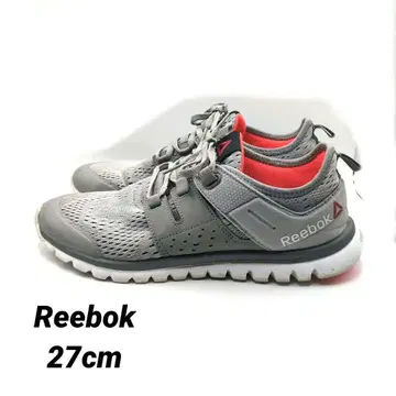 Reebok 러닝화 그레이/레드
