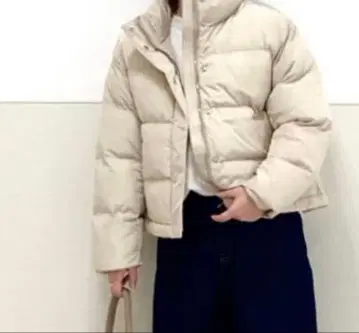 택 포함 새상품 LEPSIM 에어 써멀 스탠드넥 자켓 FREE