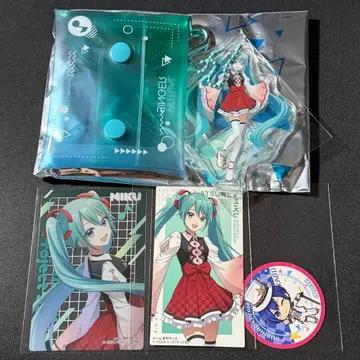 프로젝트 세카이 프로세카 하츠네 미쿠 스시로 파우치 카드 스티커