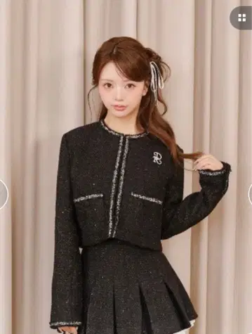 Darich 스팽글 트위드 자켓