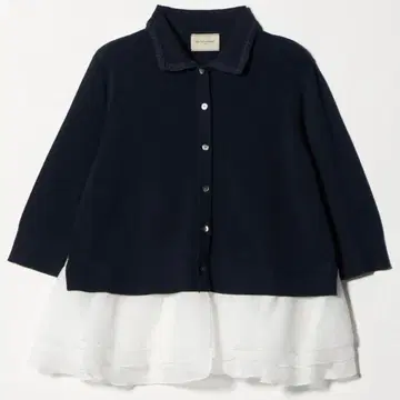 UNITED ARROWS 레이디 폴로콤비 니트 워셔블