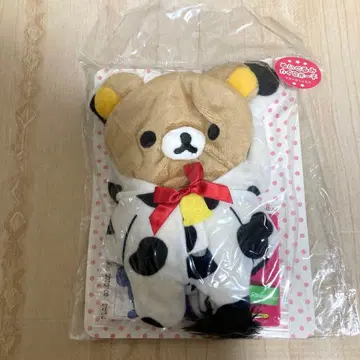 헤이세이 레트로 리락쿠마 봉제 인형 핫팩 파우치