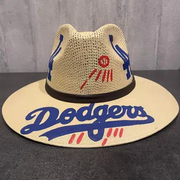 Dodgers 로고 스트로우 햇