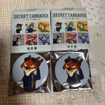 디즈니 시크릿 캔뱃지 닉