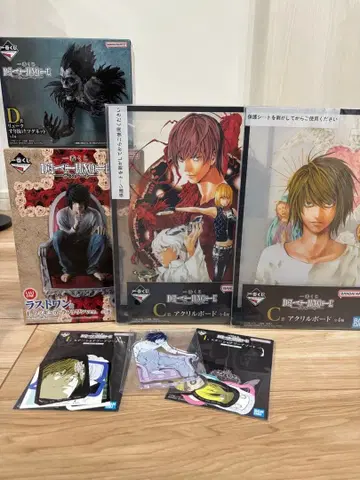 제일복권 데스노트 아크릴 보드 L 피규어 덤 포함