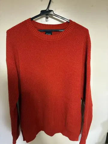 [ 새상품급 ] GAP 오렌지 뜨개질 스웨터 S