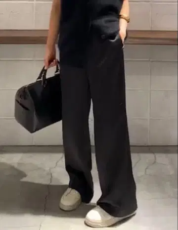 Plage 새틴 릴랙스 팬츠 34