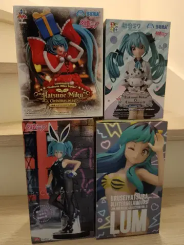 프라이스 피규어 하츠네 미쿠 라무짱 묶음 판매 4세트