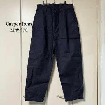 [미사용품] Casper John 데님 팬츠 M 사이즈 (벨트 포함)