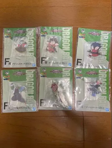 드래곤볼 제일복권 F상 아크릴 스탠드 6종 세트