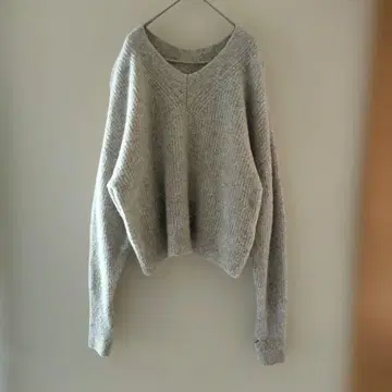 리브 드와 V넥 부클레 2Way 니트