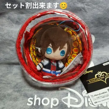 킹덤 하츠 다이브 투 하트 파우치&손가락 퍼펫 세트 레드