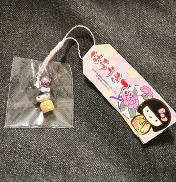 헬로키티 네즈케 레어 레트로 모란 버튼 지역 한정 키티