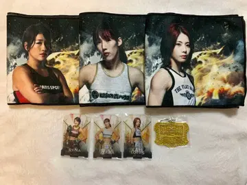 RIZIN 제일복권 아크릴 스탠드 타월 메탈 참 세트 여성