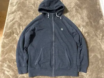 Volcom 다크 그레이 풀 집업 후드티 S 새상품급 볼컴