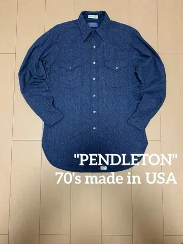 [ 70s USA ] PENDLETON 펜들턴 울 웨스턴 셔츠