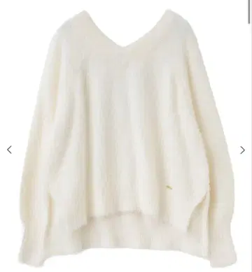 Aimeine 에메인 숏 페더 V넥 풀오버