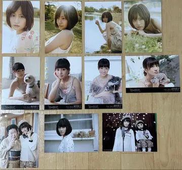 마에다 아츠코 솔로 싱글 브로마이드 세트(11장)