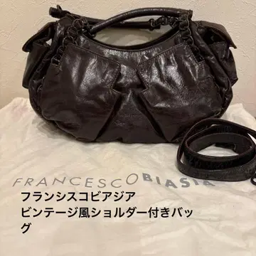 프란체스코 비아지아 숄더백 브라운