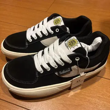 Northbreeze 스웨이드 스니커즈 블랙/화이트