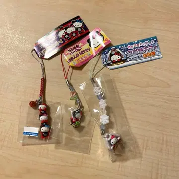 헬로키티 끈 스트랩 기후 3개