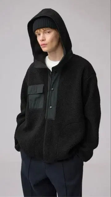 GU 보아 플리스 스냅 후드티 ENGINEERED GARMENTS XL