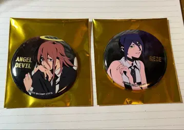 체인소 맨 레제 편 플라자 로프트 금박 캔뱃지 레제 천사의 악마