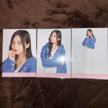 노기자카46 브로마이드 이노우에 나기 데님 자켓 컴프