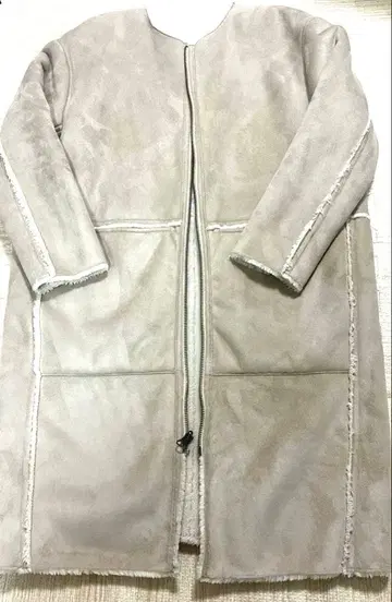 무스탕 코트 L 리버서블