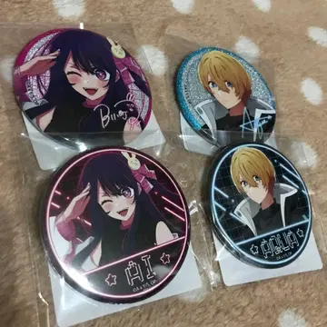 최애의 아이 캔뱃지 4개 세트