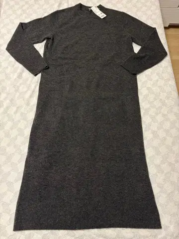 유니클로 수플레얀 원피스 L 사이즈 표시 사이즈