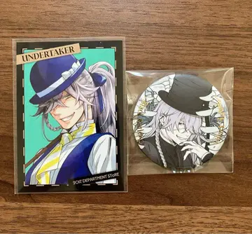 블랙 집사 BlackLabel 장의사 캔뱃지 캐릭터 카드