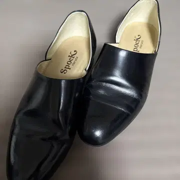 Spock 블랙 가죽 로퍼 / 25.5 블랙