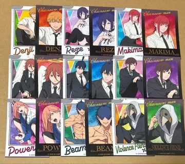 체인소 맨 미니 브로마이드 컬렉션 컴플리트 레제 덴지 마키마