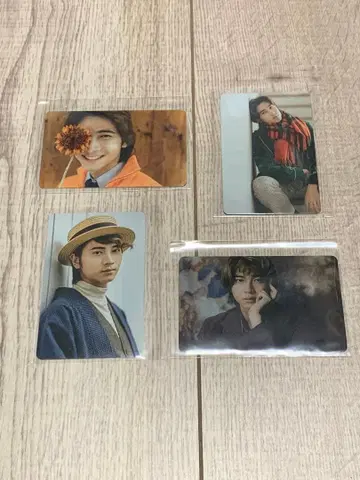 쇼지 코헤이 FC 한정 팬미팅 굿즈 트레이딩 카드 트레카 4장 세트