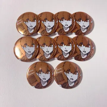 쿠로 나 란세 메탈 캔뱃지 블루 록